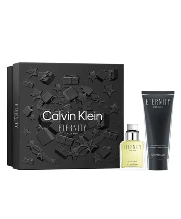 Calvin Klein Eternity for Men EDT 30ml Gift Set- EDT Spray 30ml and Body Wash 100ml