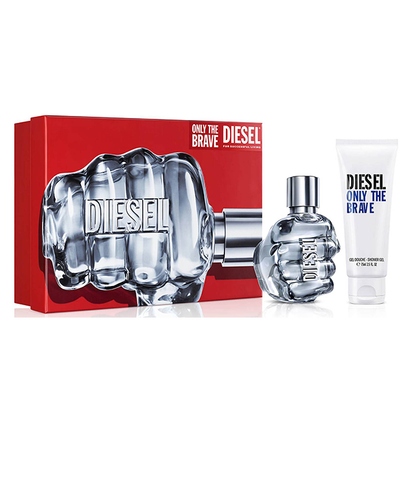 Diesel Only The Brave 50ml EDT-S+75ml SG Set