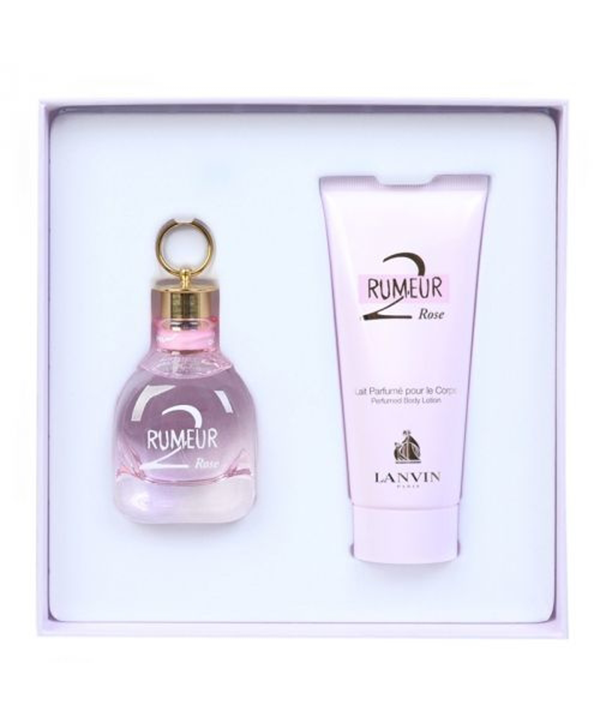 Lanvin Rumeur Rose 2 Gift Set - 50ml EDP + BL Damaged Box