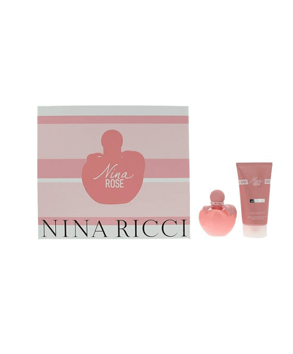 Nina Ricci Nina Rose Les Belles de Nina - 50ml EDT Gift Set With 75ML Body Lotion