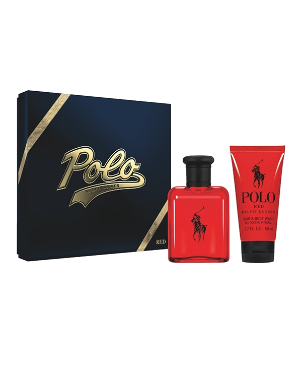 Ralph Lauren Polo Red 75ml EDT Spray + 50ml SG Set