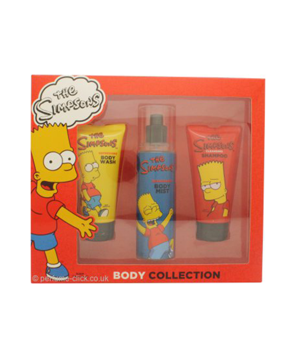 The Simpsons Body Collections  50ml Body Wash + 100ml Body Mist + 50ml Shampoo