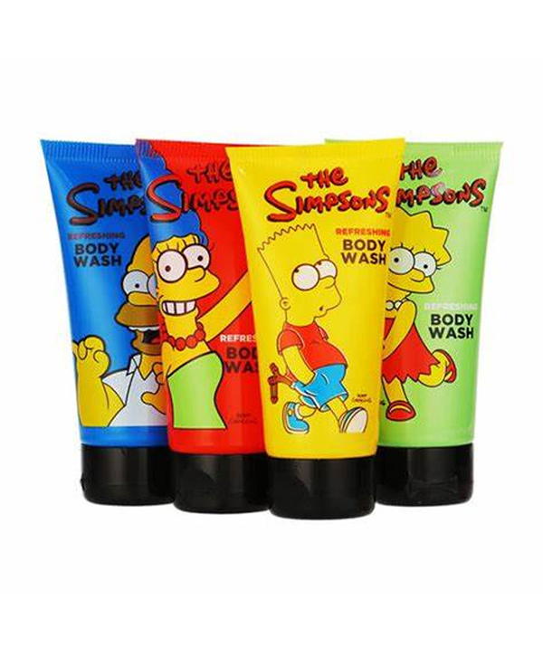 The Simpsons Shower Collections 4 x 50ml Body Wash