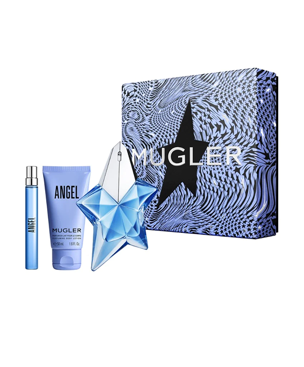 Thierry Mugler Angel Pour Femme - 60ml Eau De Parfum Spray + 50ml Body Lotion +10ml Eau De Parfum Spray Set